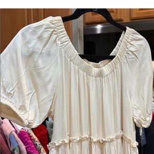 FORE Cream Maxi Dress • Small